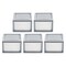 IRIS USA 5Pack Stackable Storage Drawer Box for Closet, School supplies, Gray